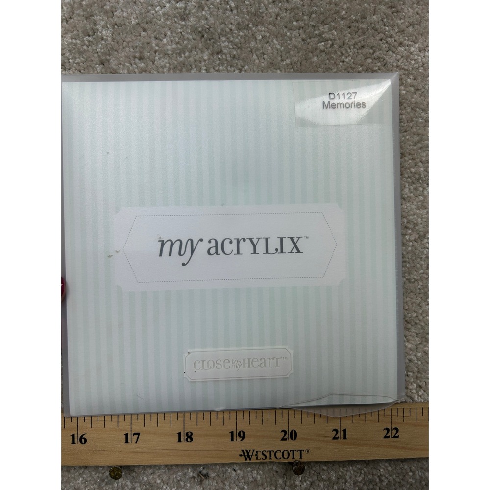 Close To My Heart Memories D1127 My Acrylix Clear Stamps Scrapbooking Family